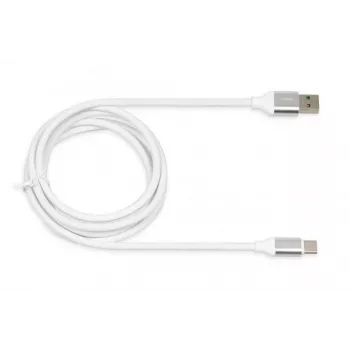 USB A uz USB C kabelis IBOX IKUMTCWQC 1.5 m, USB 2.0, 3 A, balts