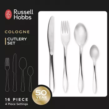 Galda piederumu komplekts Russell Hobbs RH02221EU7 16-daļīgs nerūsējošais tērauds
