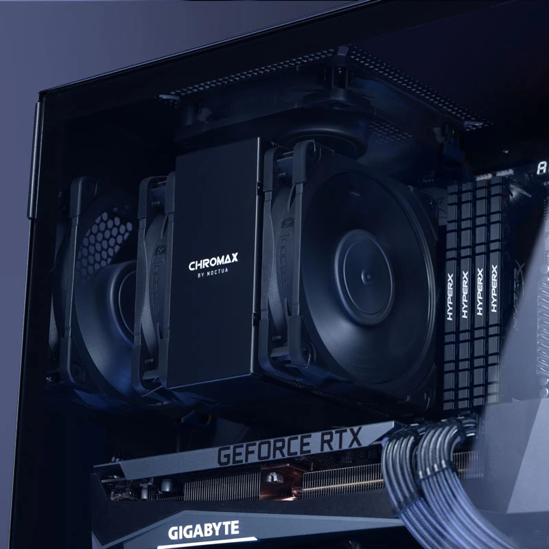 Noctua NA-HC8 chromax.black Siltuma izkliedētāja pārsegs