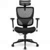 Biroja krēsls Sharkoon OfficePal C40 — melns, ergonomisks dizains, regulējams augstums