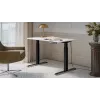 Elektriski regulējams augstuma galds cama meble MOON 121x67x72–120 cm, taisnstūra skaidu plātnes virsma, 100–240 V