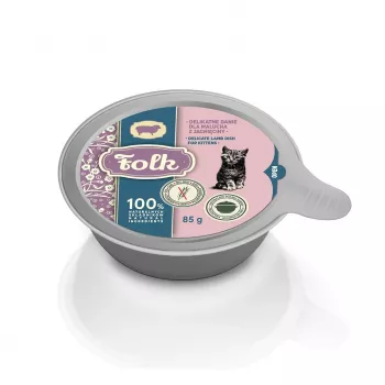 FOLK Kitten Delicate lamb dish - slapjā barība kaķēniem - 85g