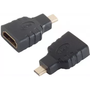 Mikro HDMI adapteris ShiverPeaks BS77413 vīrietis-sieviete, melns