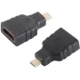 Mikro HDMI adapteris ShiverPeaks BS77413 vīrietis-sieviete, melns