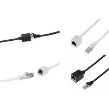 Logilink Professional - Pagarinājuma kabelis - RJ-45 (tēviņš) uz RJ-45 (mātīte) - 1 m - S/FTP - CAT 6a - bez halogēna, ar aizsargvāciņu, izturīgs - Melns (CQX033S)