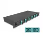 DeLOCK šķiedru optikas savienojumu kaste 67001 Melna Metāla 482x220x44mm