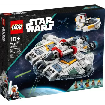 LEGO Star Wars komplekts 75357 — The Ghost un Phantom II, 1394 detaļas, 4 minifigūras, 10+ gadiem