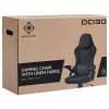 Deltaco DC130 Gamingstuhl Soft Woven Mesh melns (GAM-180)