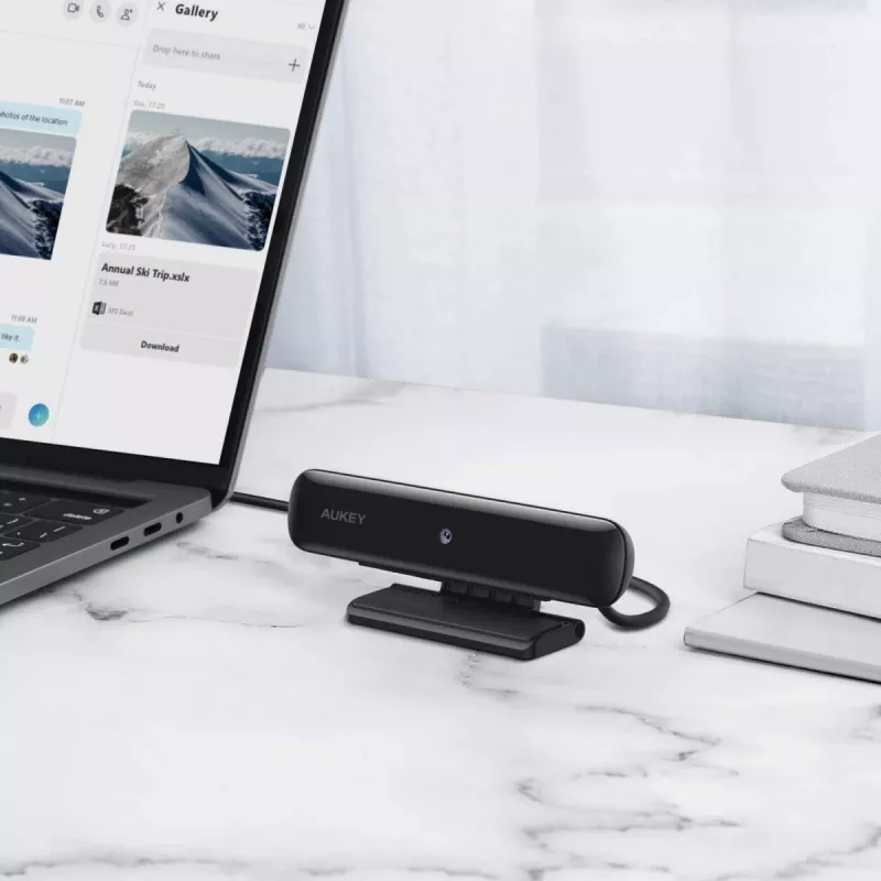 AUKEY PC-W1 USB tīmekļa kamera | Full HD 1920x1080 | 1080p | 30fps