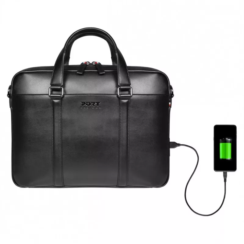 Port Designs Versailles II portatīvā datora soma 35.6 cm (14 collas) portfolio melna