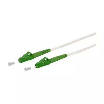 METZ CONNECT OpDAT Patch kabelis LC-S APC/LC-S APC OS2 balts 1,0m