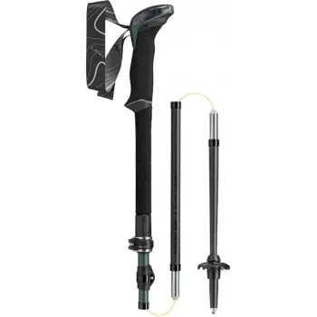 Pārgājienu nūjas Leki TR Makalu FX regulējamas 110–130 cm, zaļas