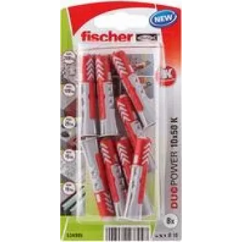 Fischer DuoPower 10 x 50 K NV sienas dībelis 50 mm 534995 1 komplekts