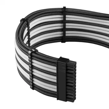CableMod C-Series PRO ModMesh 12VHPWR kabeļu komplekts Corsair RM, RMi, RMx (Black Label) - melns/balts