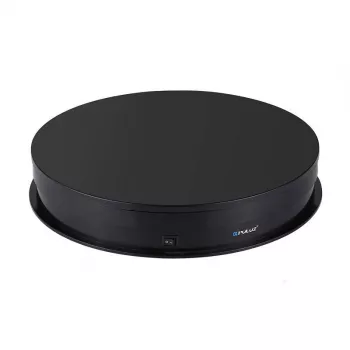 Puluz elektriskais rotējošais galds PU3049B 30 cm USB melns