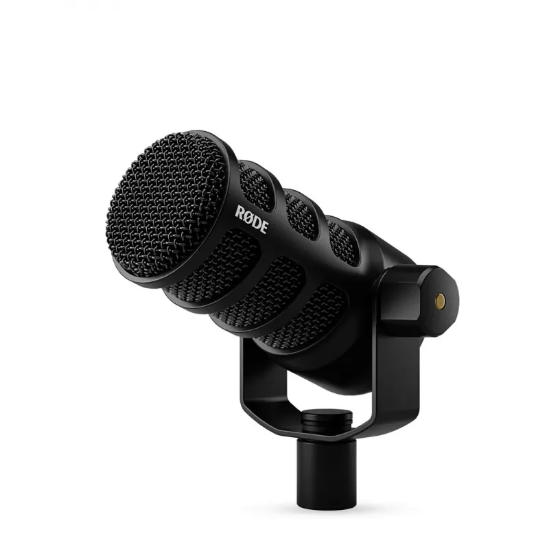 Studijas mikrofons RØDE PodMic USB — kardioīds XLR/USB, 24-bit/48 kHz, USB-C, austiņu izeja, rotējošs skaļums, melns