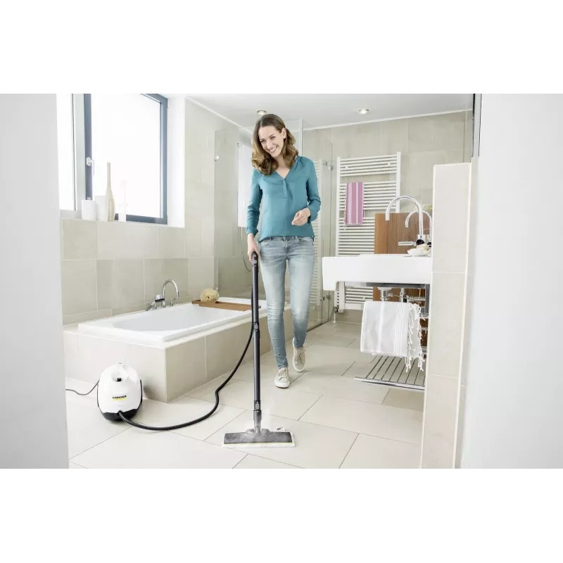 Cilindriskais tvaika tīrītājs Kärcher SC 3 EasyFix — 1900 W, 1 L tvertne, 3,5 bar, 2,2 m šļūtene