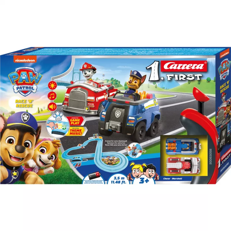 CARRERA First Paw Patrol Race N Rescue 3.5 m – slota auto trases komplekts