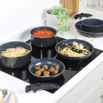 Trauku komplekts Russell Hobbs RH03321EU7 — 8 daļas, nepiedegošs, piemērots trauku mazgājamai mašīnai