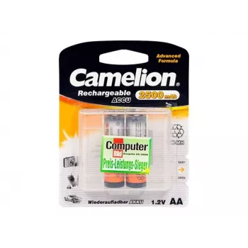 AA/HR6 Ni-MH uzlādējamās baterijas CAMELION 2500 mAh, 2 gab.