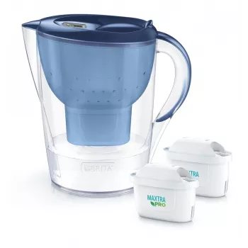 Ūdens filtra krūze BRITA Marella XL ar 2 MAXTRA PRO zilām nomaināmām kasetnēm