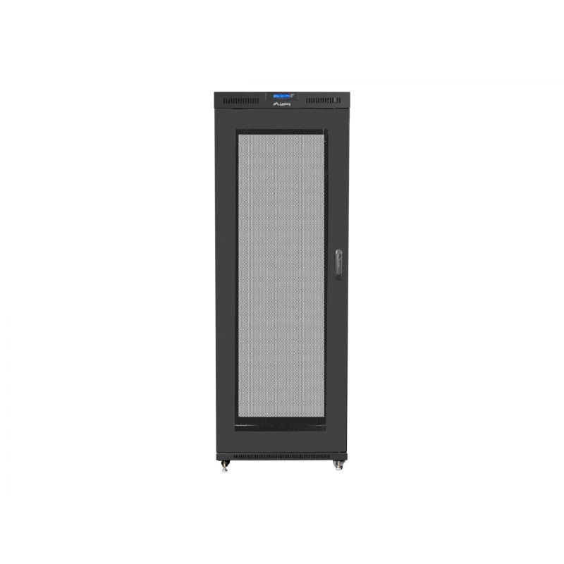 Rack skapis 19 collu LANBERG FF01-8042-23BL 42U 800x1000 mm sieta durvis