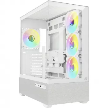 Sharkoon AK7 ARGB ATX datora korpuss balts