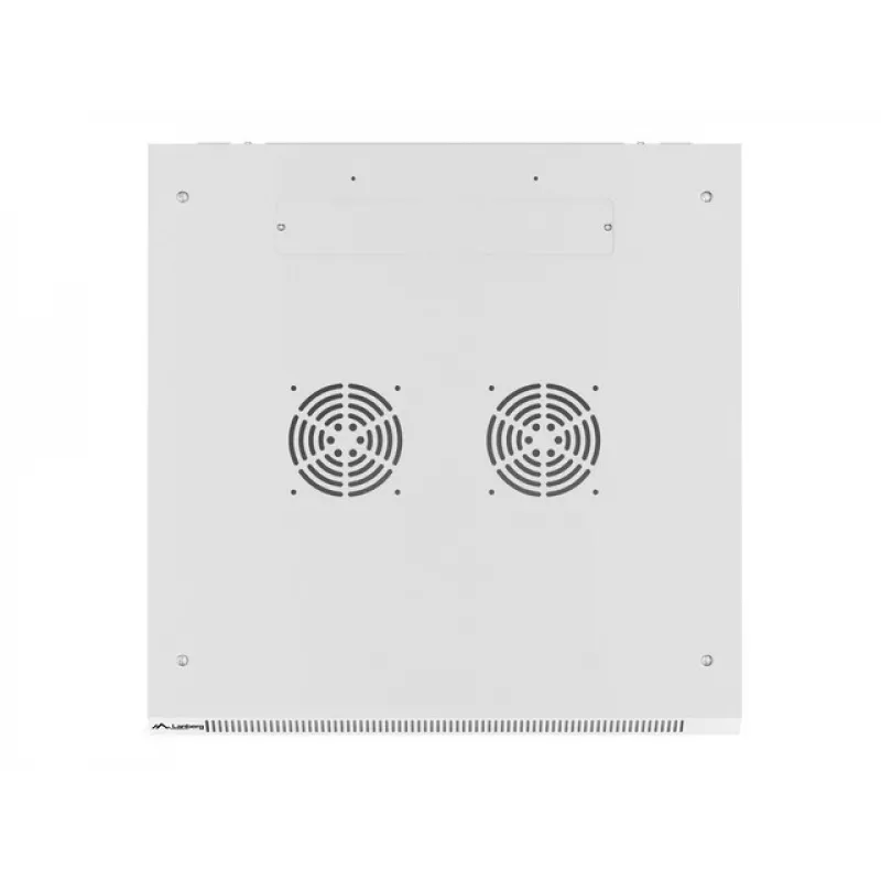Lanberg sienas montāžas 19 inch 12U 600x600mm pelēks skapis ar stikla durvīm