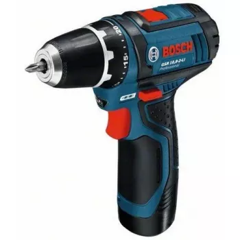 Bosch GSR 10,8-2-LI Professional bezslēgas urbjmašīna, 10,8 V, 10 mm, melna/zila/sarkana