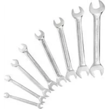 Atslēgu komplekts ks tools 512.0208 — divpusējas atvērtās atslēgas, 8 gab.