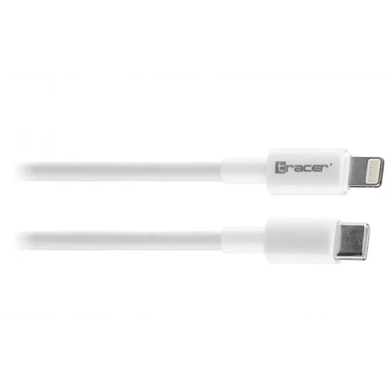 USB Type-C uz Lightning kabelis TRACER 47169, 1 m, vīrietis-vīrietis