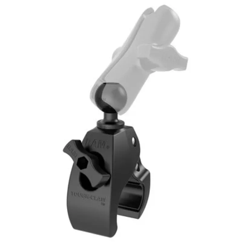 RAM Mounts RAP-B-400U Tough-Claw mazs skavas pamats ar 1 collas (2,54 cm) lodi, 0,625–1,14 collu sliedēm