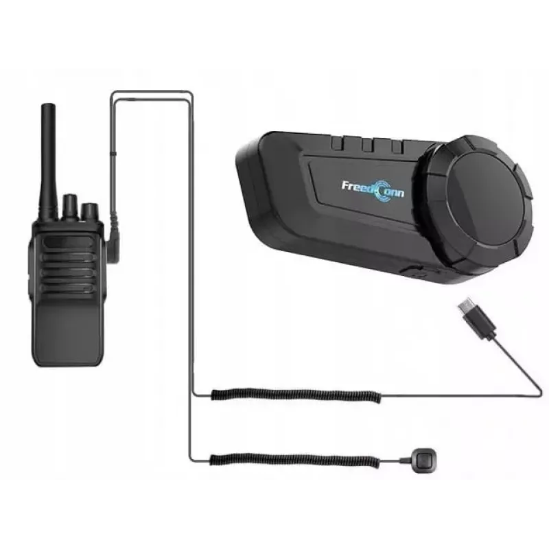 FREEDCONN KY-PRO SINGLE motocikla intercoms Melns