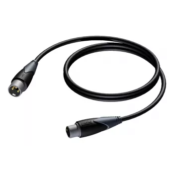 XLR vīrišķais uz XLR sievišķo kabelis Procab 10 m — balansēts audio savienojums, Procab 1KPCL114