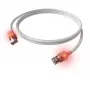 EasyLan saCon EasyLan DualBoot LED Patch Cable S/FTP, balts 1,50 m Cat.6A - EasyLan DualBoot LED vītais kabelis RJ45 S/FTP Cat.6A (EA klase)