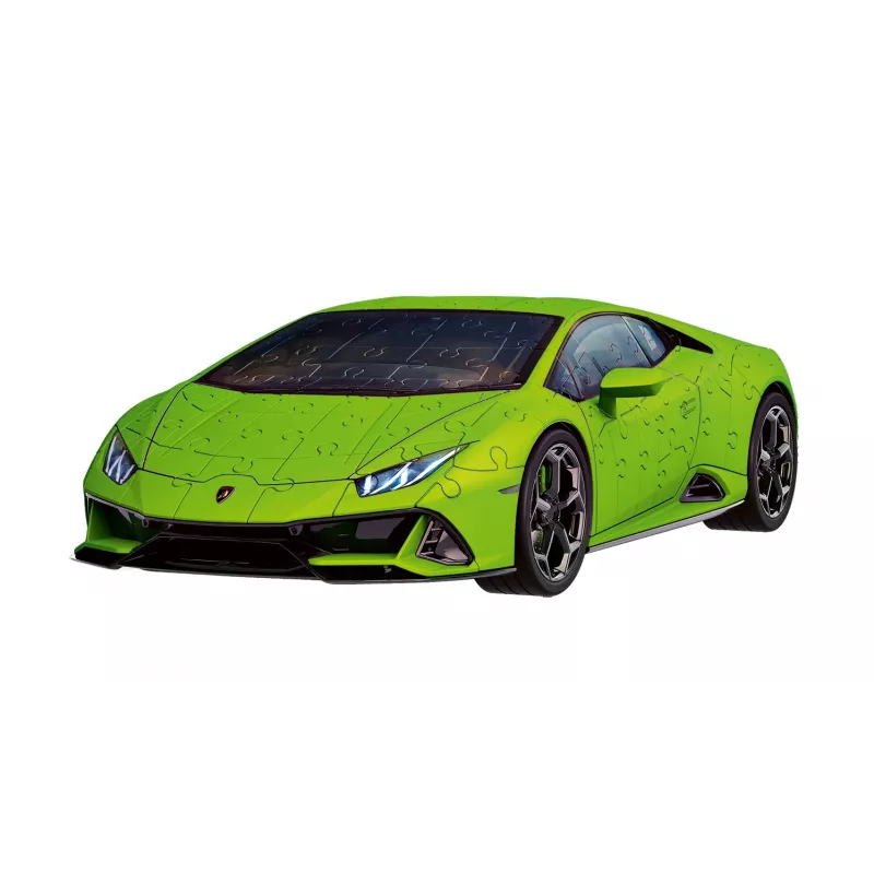 Puzzle 3D 158 gab. Lamborghini Huracan EVO zaļš