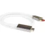 PYTHON PYT M0223 - DP 1.4 uz HDMI 2.0 A spraudnis, neilona, 4K@60Hz, 3 m, balts - digitālais/datu - digitālais/displejs/video