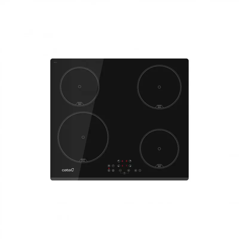 CATA IB 6324E2 BK indukcijas plīts virsma, 4 zonas, skārienjutīga, taimeris, melna