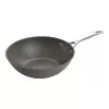 Wok/panna Ballarini 75002-815-0 Apaļa Antracīta 30 cm, alumīnijs, 6-slāņu granīta/titāna nepiedegošs pārklājums