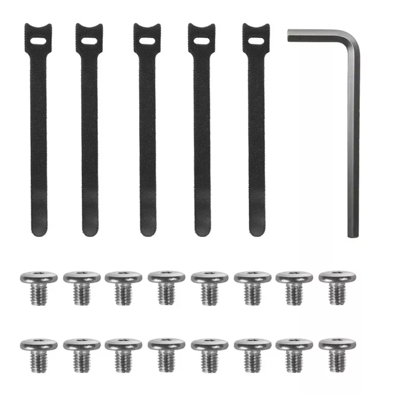 Kabeļu organizators zem galda MACLEAN MC-104 W, 2 līmeņu tērauda paliktnis, balts, max slodze 5 kg, der galdam 0.5–5 cm
