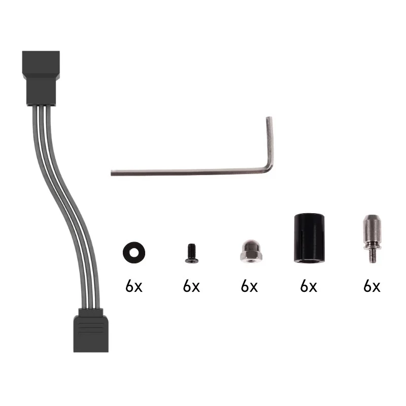 Alphacool Core Flat Reservoir 240 ar VPP sūkni - labā puse