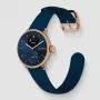 Withings ScanWatch 2 — Pulkstenis ar EKG, sirdsdarbības, SpO2, aktivitātes un miega izsekošanu (38 mm, zils rožu zelts)