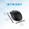 HP 435 Multi-Device Wireless Mouse, Ambidextrous, RF Wireless + Bluetooth, 4000 DPI, Melns