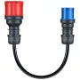 go-e Adapter Gemini flex 11 kW uz CEE zilo 16 A kabelis 0.3 m