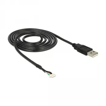 USB 2.0 A vīriešu / 5 pin V5 kameras kabelis 1,5 m Delock 95985
