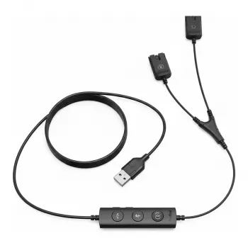 Kabelis, Yealink USB uz QD YHS sērijas austiņām — 10 iepakojumā