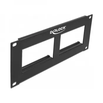 Patch Panel DeLOCK Easy 45 10 inch 2U Melns