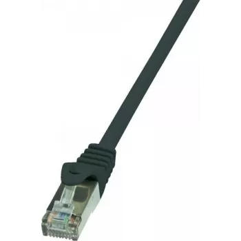 Logilink Patch-Cable RJ-45 (vīrietis) - RJ-45 (vīrietis) 5 m F/UTP CAT 5e Melns (CP1073S)