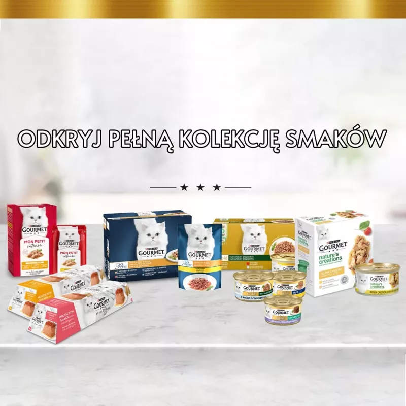 GOURMET Gold Liellopu gaļa - mitrā barība kaķiem - 85g
