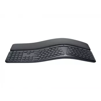 Logitech ERGO K860 - Bezvadu ergonomiskā tastatūra - 2,4 GHz, Bluetooth 5.0 - QWERTY - Spāņu - Grafīts